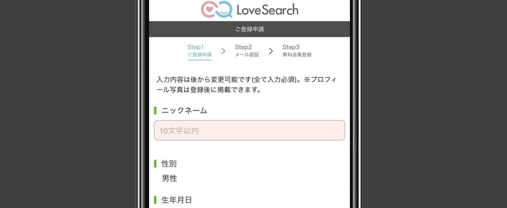 シンシアリーユアーズ 登録