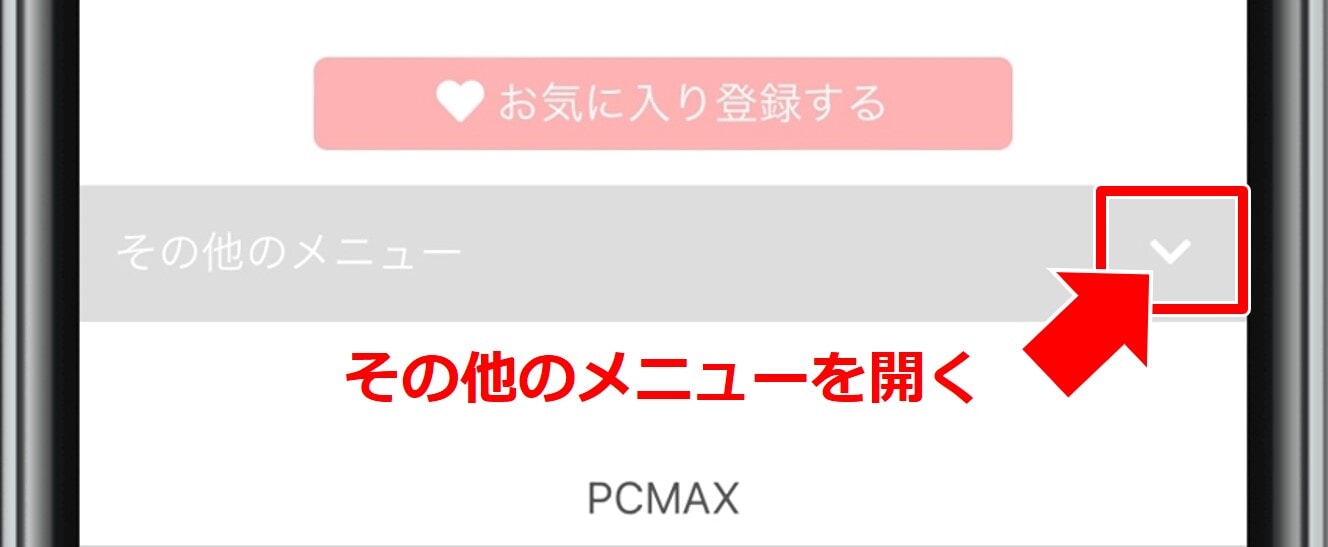 PCMAX　プロフ　その他のメニュー