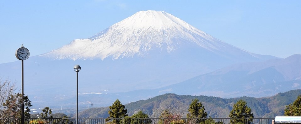 山北町から見える富士山